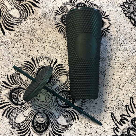 🤍NEW🤍Set Starbucks 2022 Dart Green Studded Tumblers Venti, Grande & KeyChain - Picture 6 of 16